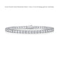 Sterling Silver D Color Moissanite Tennis Bracelet For Women