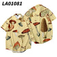 Creative Printed Shirt National Tide Men's Shirt Shirt