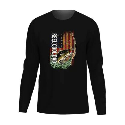 Reel Cool Dad Men Long Sleeve Shirt