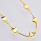 Women's S925 Sterling Silver Cute Heart Temperamental Niche Design Simple Bracelet