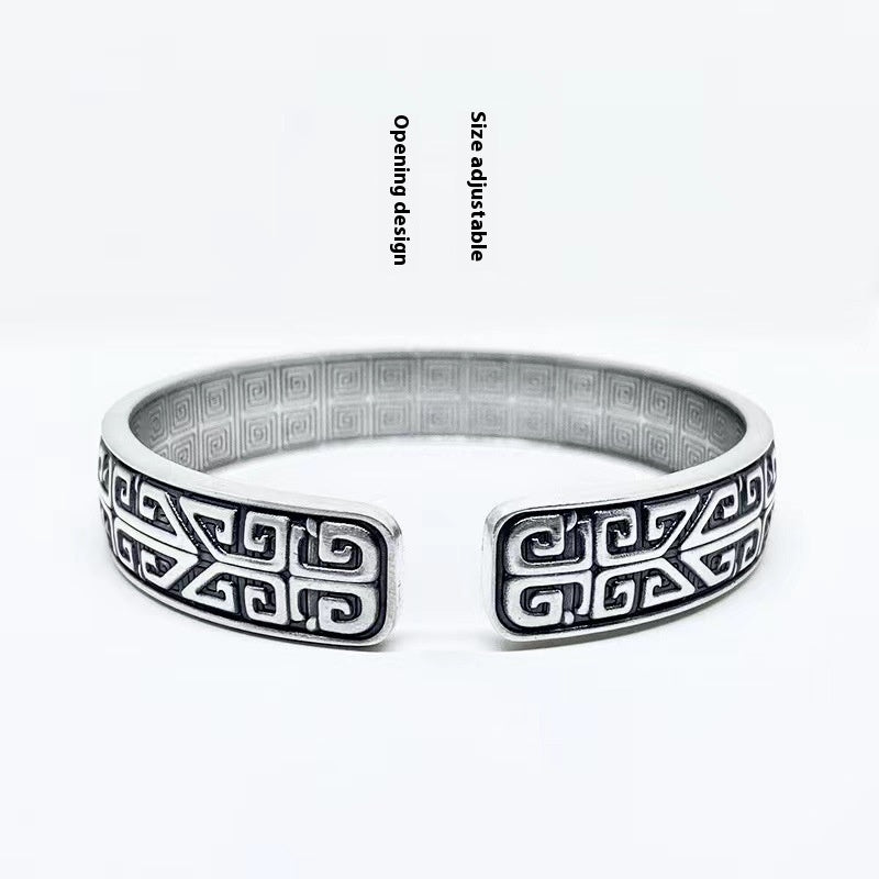 Bracelet Men's Gluttonous Totem Retro Solid