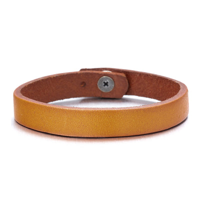 European And American Fashion Minimalist Men's Vintage Sparkling Style Leather Bracelet Unique Punk Style