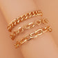 Three-piece Women's Bracelet Exaggerated Punk