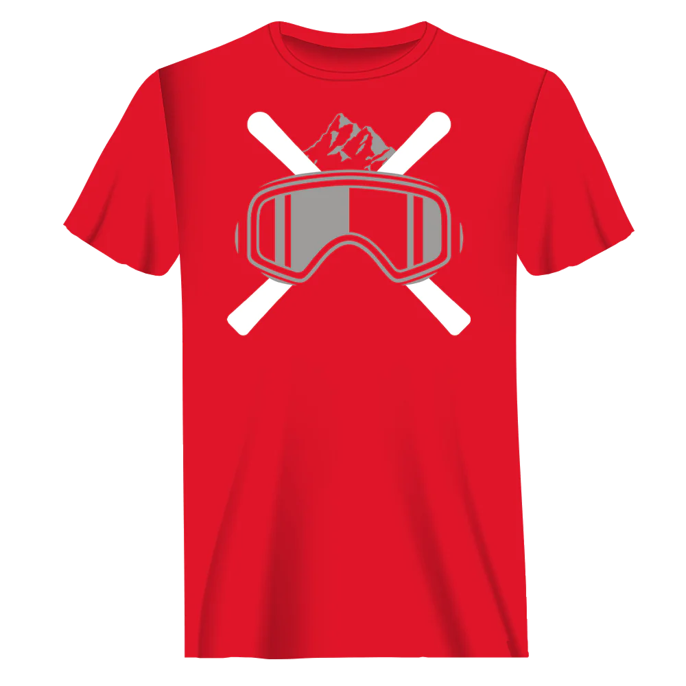 Ski Goggles T-Shirt for Men