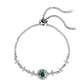 S925 Sterling Silver Bracelet Diamond Bracelet Starry Sky Round Bag Simple