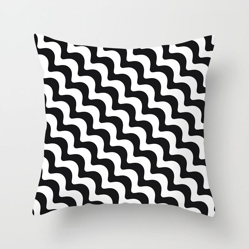 Modern Geometric Abstract Automobile Household Goods Sofa Pillow Cover