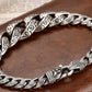 Domineering Retro Double Chinese Dragon Heads Bracelet