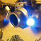 Bronze Retro Microscope Glasses With Light