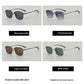 Pure Titanium Square Frame Double Beam Fashion Myopia Glasses For Men