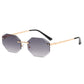 Frameless Polygon Fashion Glasses For Men And Women