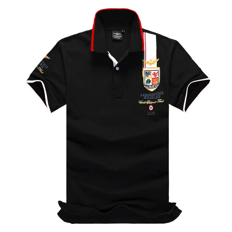 Spot Brand Men's Polo Shirt Lapel Short-sleeved T-shirt Cotton Hot Sale At AliExpress