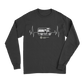 Camping Cardiogram Men Long Sleeve Shirt