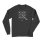 Fish Tick Tack Toe Men Long Sleeve Shirt