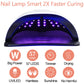 220W Nail Dryer LED Lamp UV Light Polish Gel Curing Machine Electric Manicure