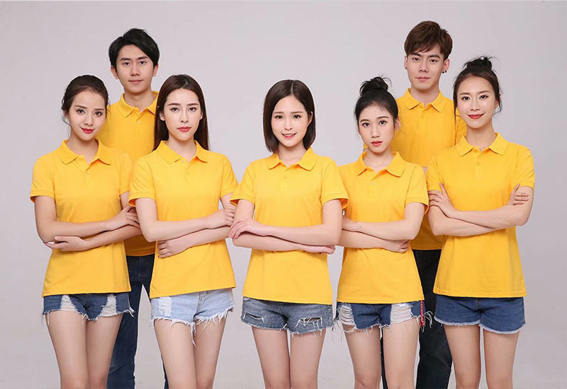 Cotton-polyester Polo Shirt Short-sleeved Work Clothes Custom Printed Culture Advertising Shirt Business Attire Lapel T-shirt Embroidery
