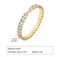 Fashion Women's Colorful Oval Zircon Bracelet
