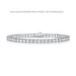 Sterling Silver D Color Moissanite Tennis Bracelet For Women