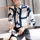 Lapel Color Loose Chiffon Shirt Top Cardigan Shirt Women's Bottoming Shirt