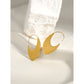 YACHAN 18K Gold PVD Plated Stainless Steel Hoop Earrings For