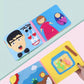 Felt Busy Board Children 3D Three-dimension Educational Learning Non-Woven Rainbow Early Education Story Book