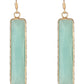 Natural Stone Drop Earrings
