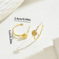 Women's Fashion OL Flower Rose Design Earrings