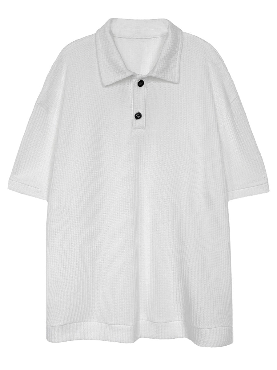 Men's Short-sleeved Polo Shirt Tide Brand Half-sleeved T Men's Shirt Korean Version Of The Lapel T-shirt