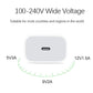 2024 20W USB-C Fast Charger PD Adapter Cable For iPhone 14/13/12/11 XR Pro iPad