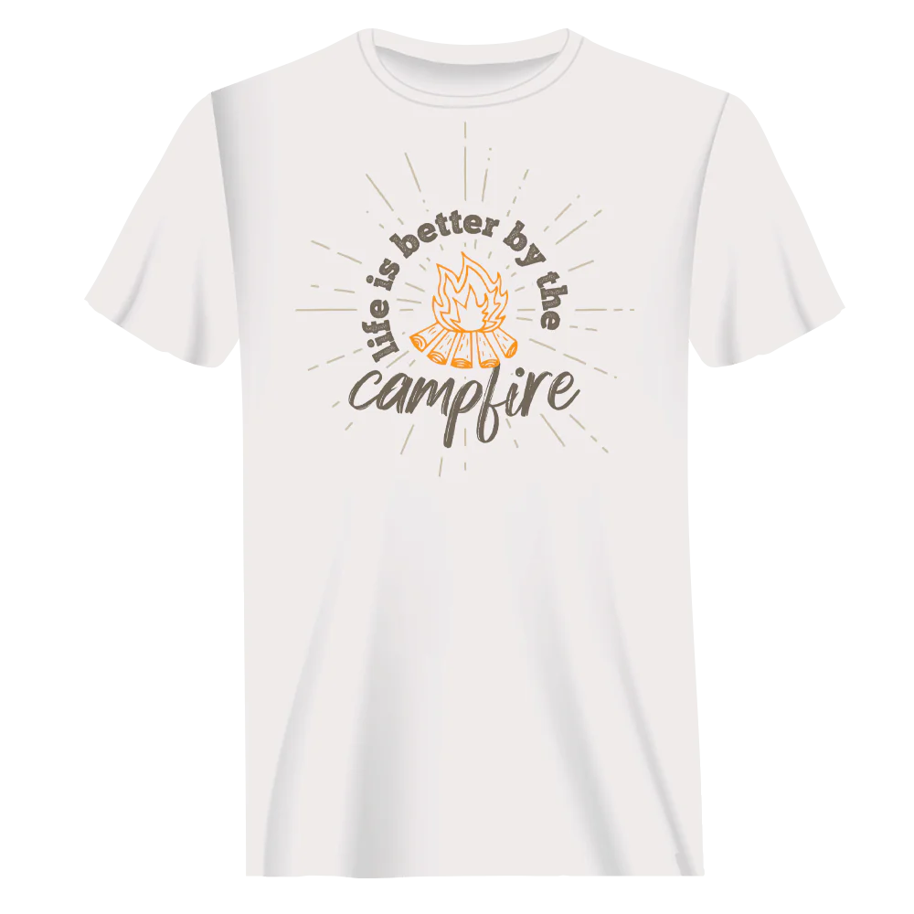 Life Is Better Campfire T-Shirt for Men