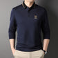 Autumn New Men's Thin Polo Shirt Casual Business Bottoming Shirt Men's T-shirt