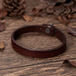 European And American Fashion Minimalist Men's Vintage Sparkling Style Leather Bracelet Unique Punk Style