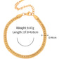 Women's Cool Light Luxury High-end Fashion Elegant Stainless Steel Plated Bracelet