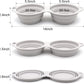 Collapsible Dog Bowls 2 In 1 Foldable Pet Food Water Bowl With Integrated Molding Double Bowl Design  Perfect For Walking Hiking And Camping With Your Dog Or Cat