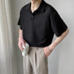 Men's Short-sleeved Polo Shirt Tide Brand Half-sleeved T Men's Shirt Korean Version Of The Lapel T-shirt