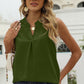 Notched Sleeveless Tank