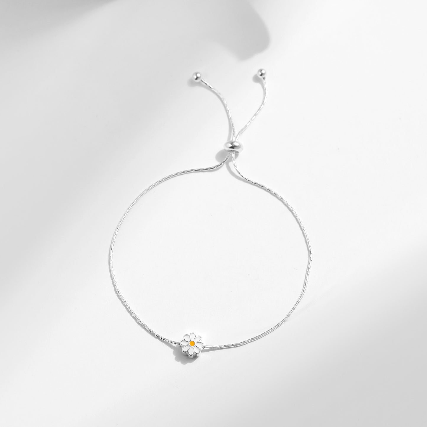 S925 Sterling Silver Enamel Telescopic Bracelet