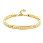 Popular Light Luxury High-grade Diamond-embedded Star Rainbow Bridge Bracelet