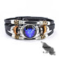 Personalized Three-layer Woven Beads Leather Bracelet