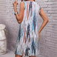 Printed Vest Style Dress Women