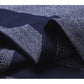 Middle-aged Long-sleeved T-shirt Men's Polo Shirt Lapel Striped Casual Style
