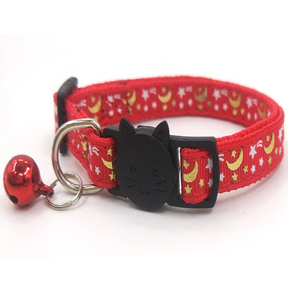 New Product Pet Collar Luminous Print Cat Strap