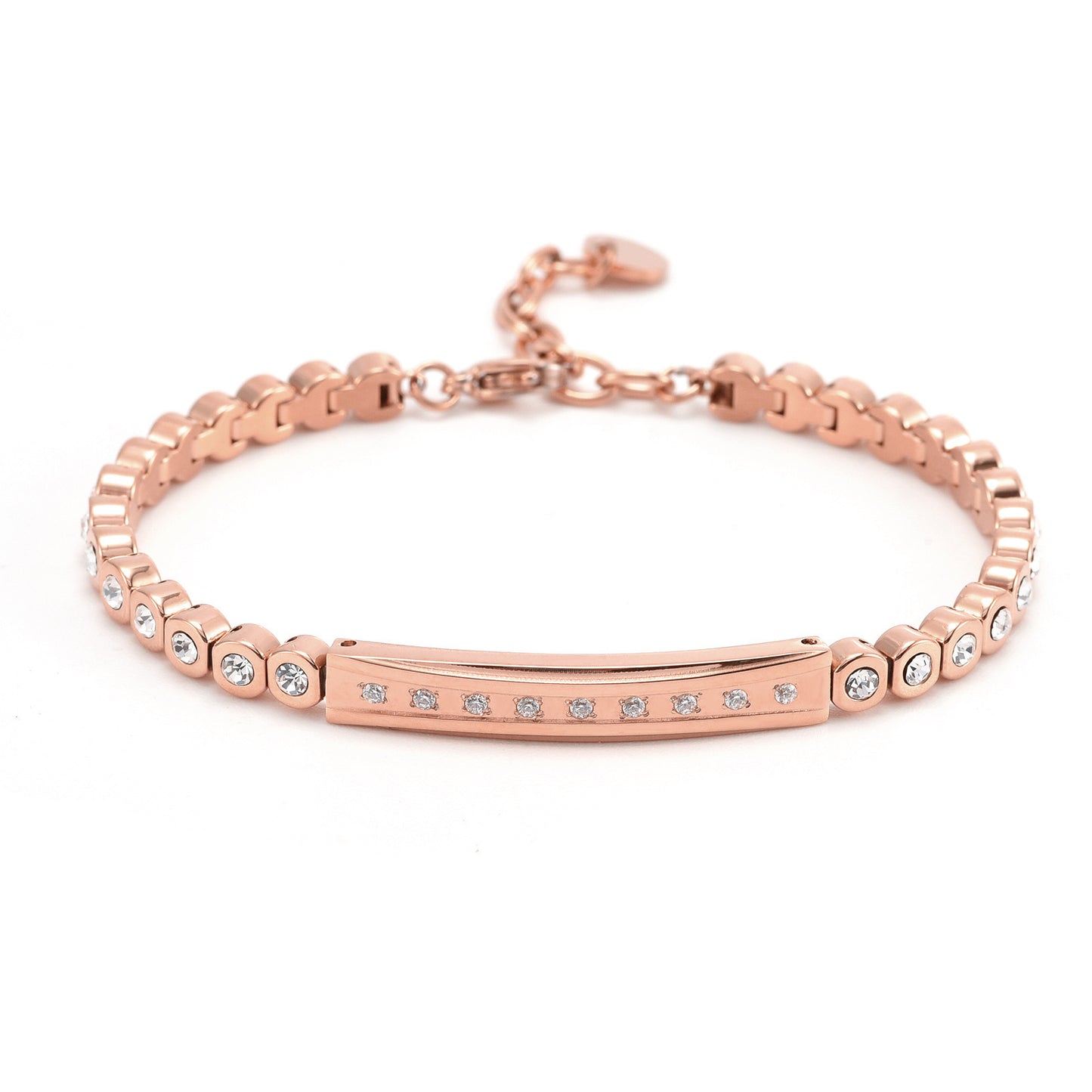 Popular Light Luxury High-grade Diamond-embedded Star Rainbow Bridge Bracelet