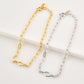 Rectangular Chain Horse Eye Long Bracelet