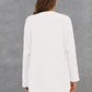 Angel Wings Pocketed Open Front Long Sleeve Cardigan