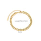 Mesh Belt Titanium Steel Gold-plated Wide Bracelet