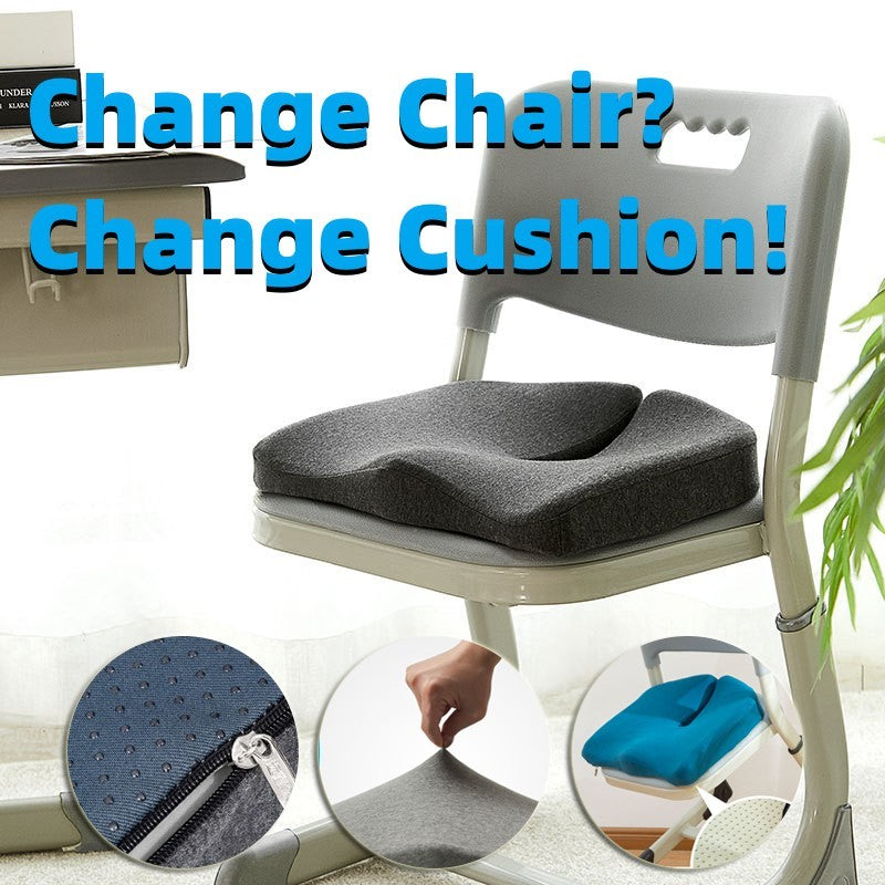 Pressure Relief Seat Cushion And Back Relief Lumbar Pillow Breathable Ass Cushion Non-Slip Wear-Resistant Office Chair Pads