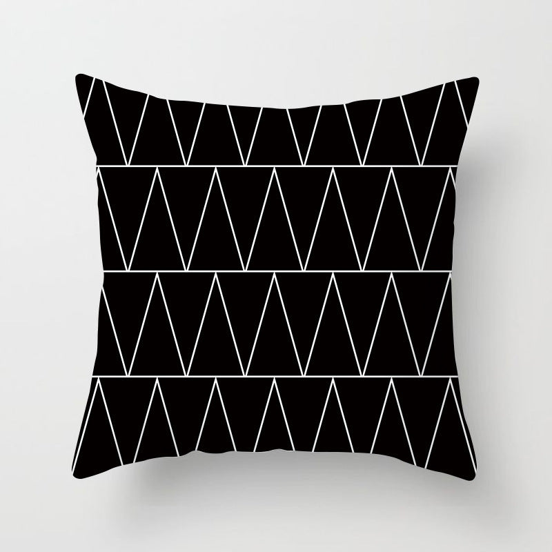 Modern Geometric Abstract Automobile Household Goods Sofa Pillow Cover