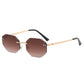 Frameless Polygon Fashion Glasses For Men And Women