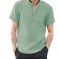 Men’s Casual Cotton Linen T-Shirt