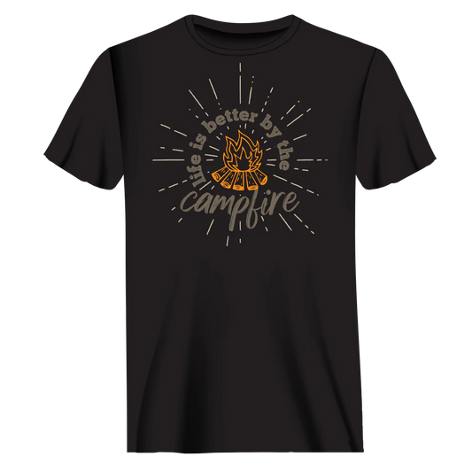 Life Is Better Campfire T-Shirt for Men